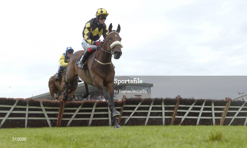 31 July 2008; Bobs Pride, with Robbie McNamara up, lead the field during the Guinness Galway Hurdle Handicap. Galway Racing Festival - Thursday, Ballybrit, Co. Galway. Picture credit: Stephen McCarthy / SPORTSFILE