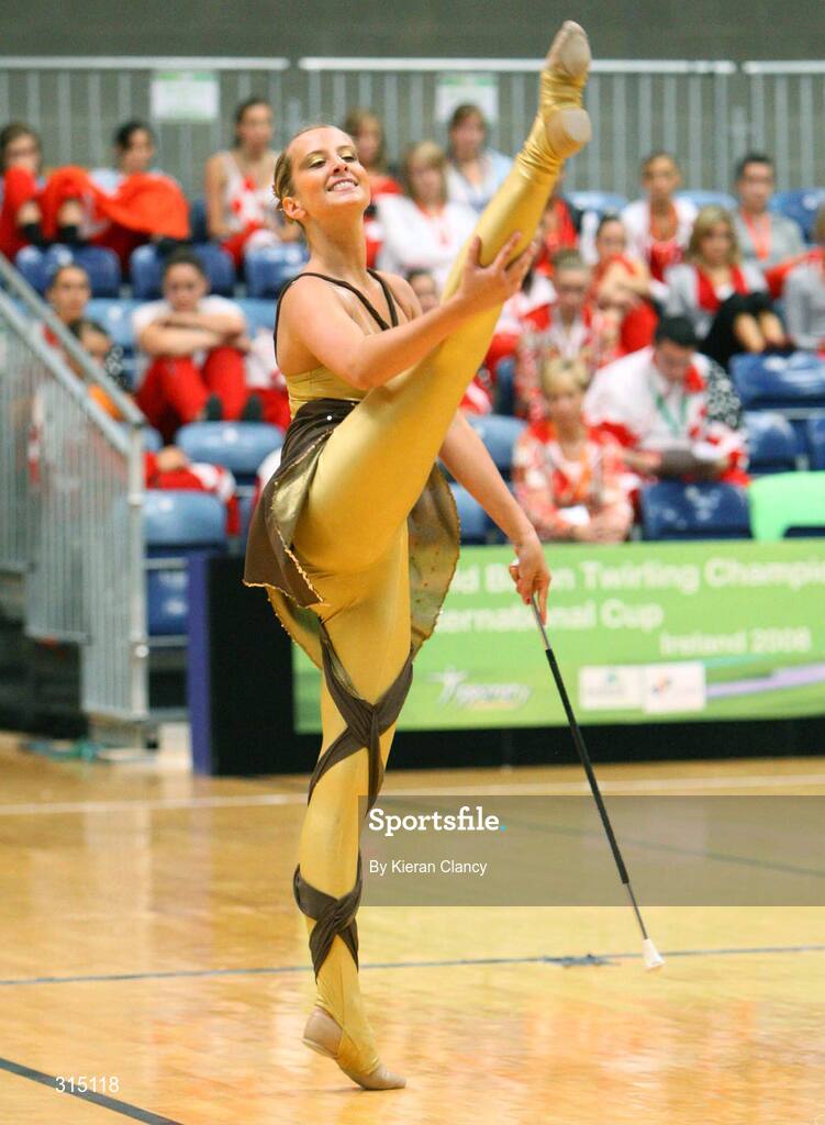 8 August 2008; An athlete in action during the 29th World Baton Championship and 4th International Cup. World Baton Championships, University Arena, Limerick. Picture credit: Kieran Clancy / SPORTSFILE