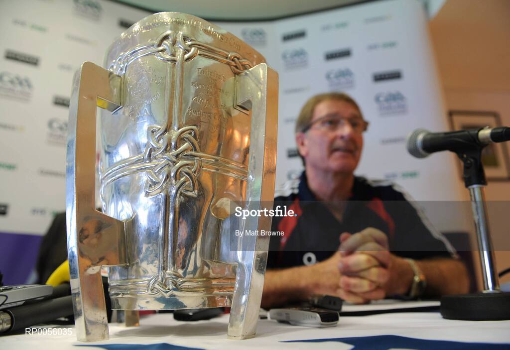 6 August 2008; Cork Manager Gerald McCarthy at a Media Conference ahead of the GAA Hurling All-Ireland Senior Championship Quarter-Finals. Croke Park, Dublin. Picture credit: Matt Browne / SPORTSFILE