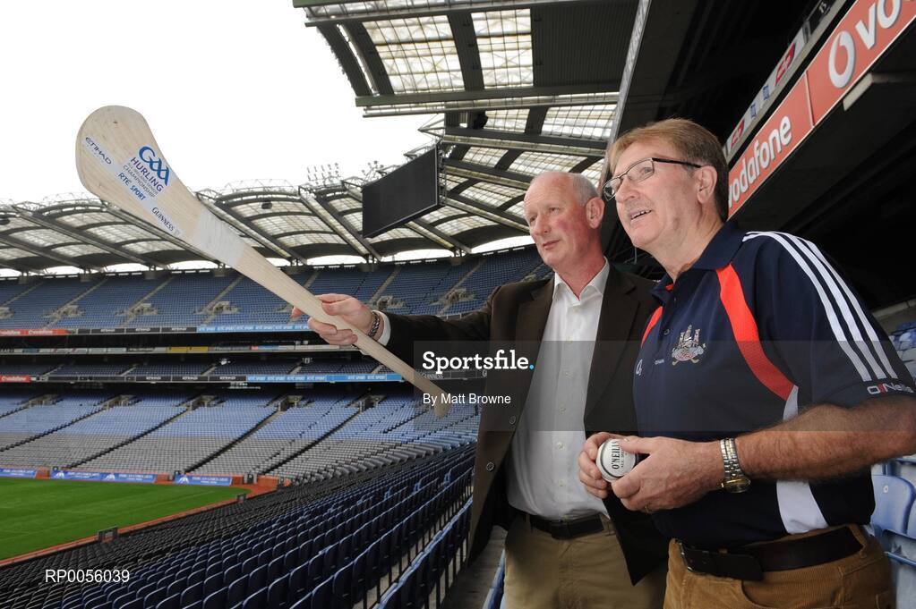 6 August 2008; Kilkenny manager Brian Cody, left, with Cork manager Gerald McCarthy at a Media Conference ahead of the GAA Hurling All-Ireland Senior Championship Quarter-Finals. Croke Park, Dublin. Picture credit: Matt Browne / SPORTSFILE