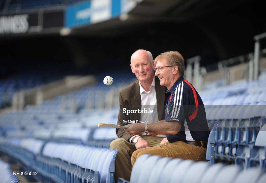6 August 2008; Kilkenny manager Brian Cody, left, with Cork manager Gerald McCarthy at a Media Conference ahead of the GAA Hurling All-Ireland Senior Championship Quarter-Finals. Croke Park, Dublin. Picture credit: Matt Browne / SPORTSFILE