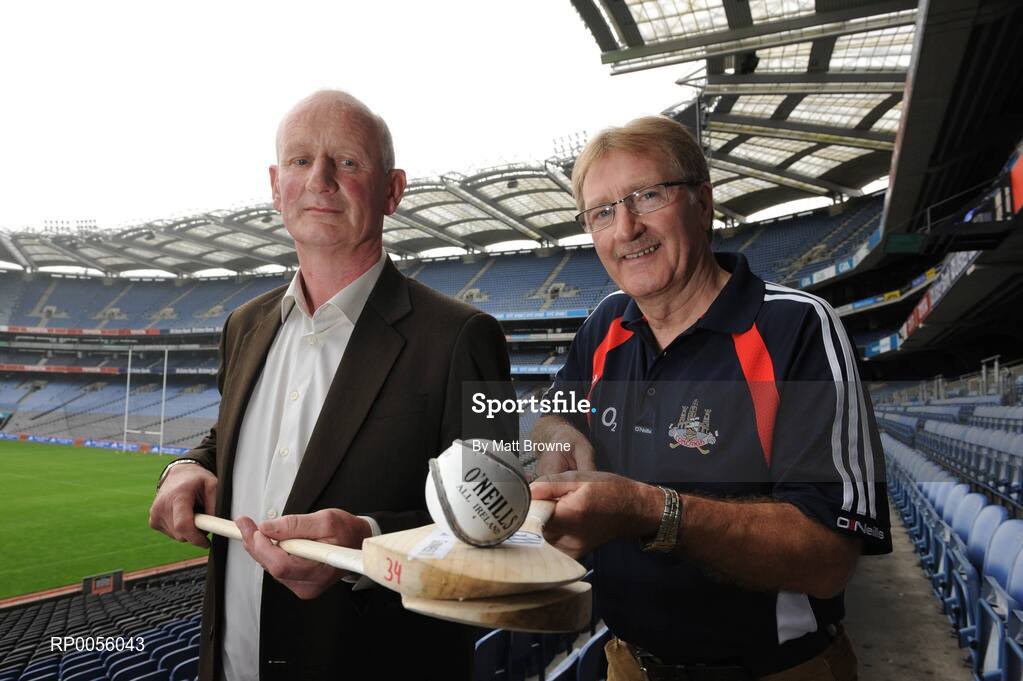 6 August 2008; Kilkenny manager Brian Cody, left, with Cork manager Gerald McCarthy at a Media Conference ahead of the GAA Hurling All-Ireland Senior Championship Quarter-Finals. Croke Park, Dublin. Picture credit: Matt Browne / SPORTSFILE