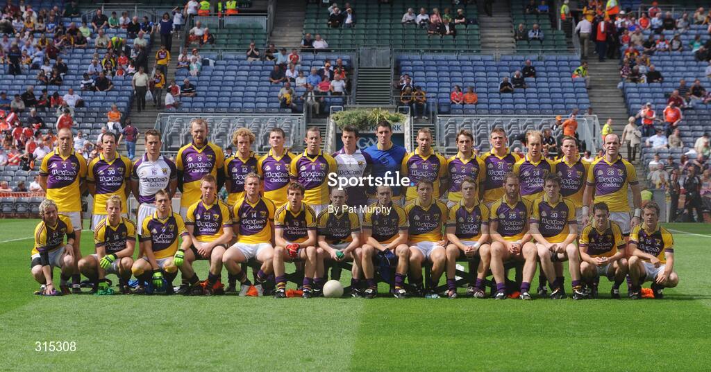 9 August 2008; The Wexford squad. GAA Football All-Ireland Senior Championship Quarter-Final, Armagh v Wexford, Croke Park, Dublin. Picture credit: Pat Murphy / SPORTSFILE