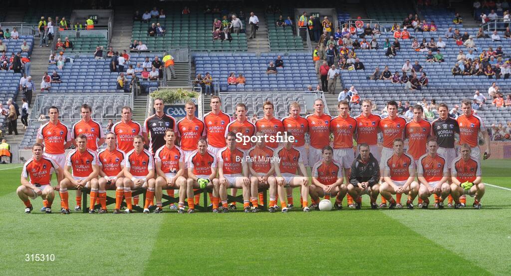 9 August 2008; The Armagh squad. GAA Football All-Ireland Senior Championship Quarter-Final, Armagh v Wexford, Croke Park, Dublin. Picture credit: Pat Murphy / SPORTSFILE