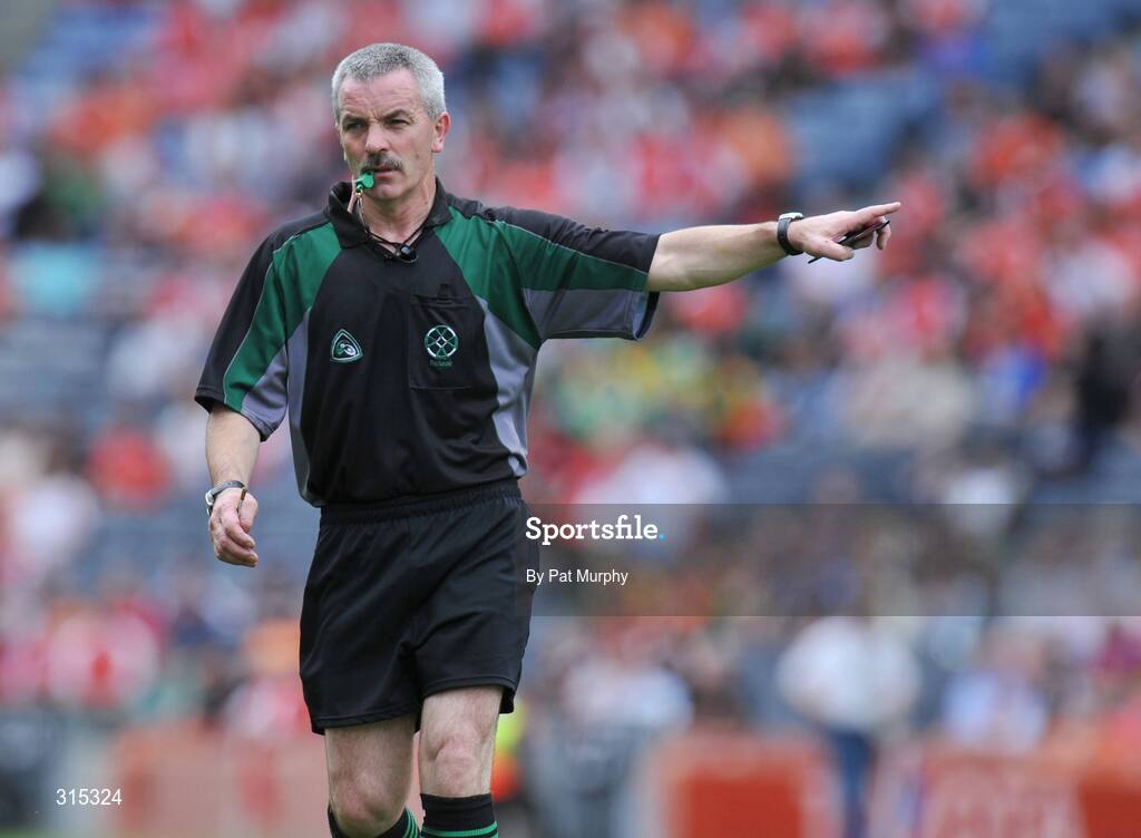 9 August 2008; Paddy Russell, Referee. GAA Football All-Ireland Senior Championship Quarter-Final, Armagh v Wexford, Croke Park, Dublin. Picture credit: Pat Murphy / SPORTSFILE