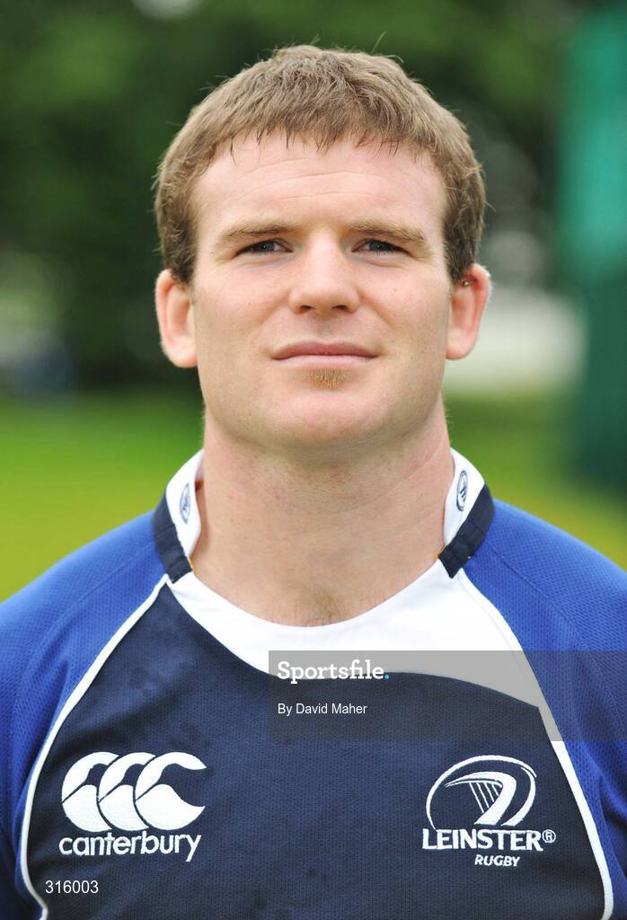 13 August 2008; Gordon D'Arcy, Leinster. Belfield, UCD, Dublin. Picture credit: David Maher/ SPORTSFILE