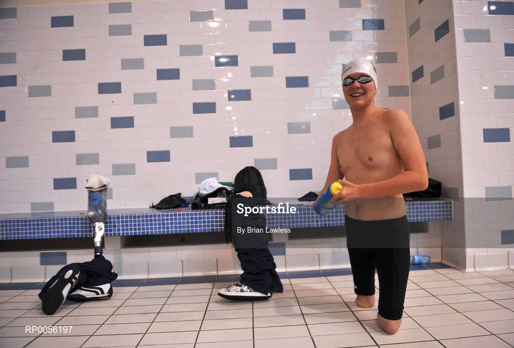 9 August 2008; Ireland's Darragh McDonald, 400m Freestyle, during training at the final whole team Paralympic training camp in the University of Limerick before the 45 strong Irish team, across nine sports, departs for its pre Games holding camp in Beijing later this month ahead of the 13th Paralympic Games which get underway on Sept 6th in the Chinese capital. University of Limerick, Limerick. Picture credit: Brian Lawless / SPORTSFILE