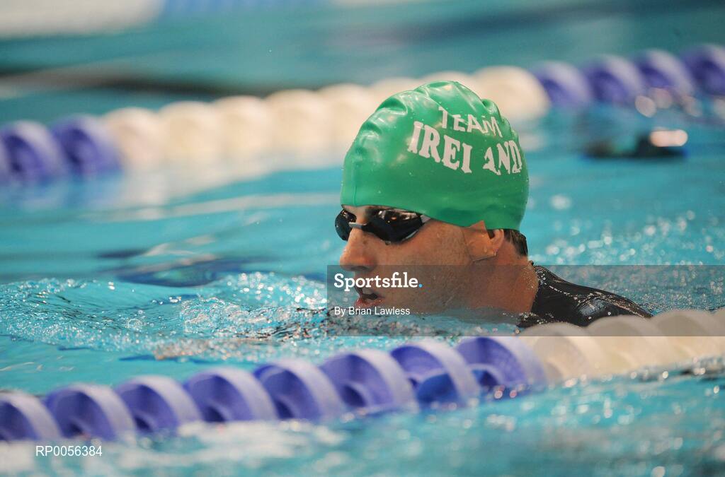 10 August 2008; Ireland Paralympic athlete Stephen Campbell, 400m, 100m, & 50m S11, from Cookstown, Tyrone, who is visually impaired, at the final whole team Paralympic training camp in the University of Limerick before the 45 strong Irish team, across nine sports, departs for its pre Games holding camp in Beijing later this month ahead of the 13th Paralympic Games which get underway on Sept 6th in the Chinese capital. University of Limerick, Limerick. Picture credit: Brian Lawless / SPORTSFILE
