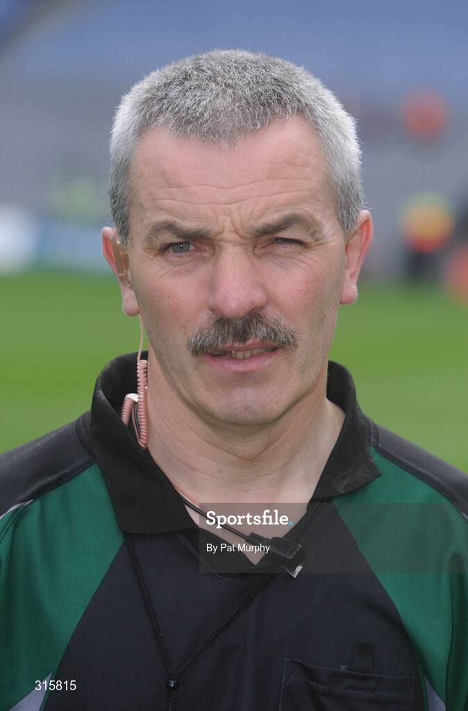 9 August 2008; Paddy Russell, referee. GAA Football All-Ireland Senior Championship Quarter-Final, Armagh v Wexford, Croke Park, Dublin. Picture credit: Pat Murphy / SPORTSFILE