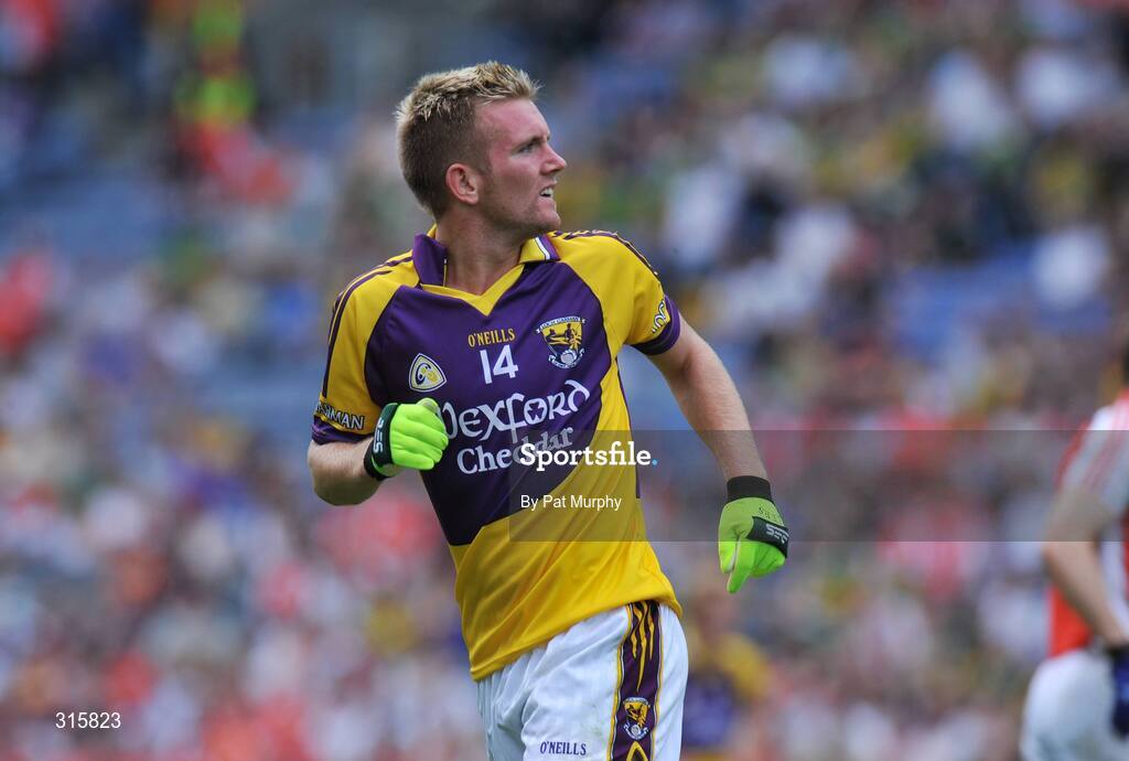 9 August 2008; PJ Banville, Wexford. GAA Football All-Ireland Senior Championship Quarter-Final, Armagh v Wexford, Croke Park, Dublin. Picture credit: Pat Murphy / SPORTSFILE