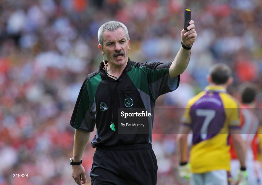 9 August 2008; Paddy Russell, referee. GAA Football All-Ireland Senior Championship Quarter-Final, Armagh v Wexford, Croke Park, Dublin. Picture credit: Pat Murphy / SPORTSFILE