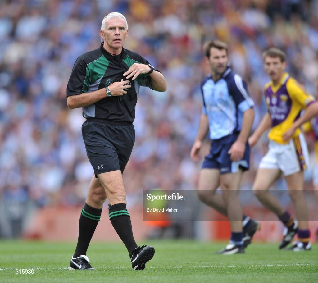 20 July 2008; Gearoid O'Conamha, Referee. GAA Football Leinster Senior Championship Final, Dublin v Wexford, Croke Park, Dublin. Picture credit: David Maher / SPORTSFILE