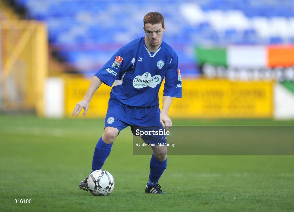 8 August 2008; Chris Breen, Finn Harps. eircom League of Ireland Premier Division, Shamrock Rovers v Finn Harps, Tolka Park, Dublin. Picture credit: Stephen McCarthy / SPORTSFILE