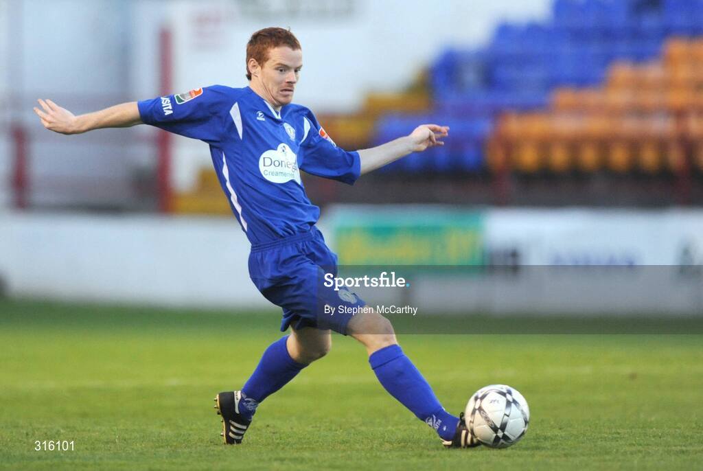 8 August 2008; Chris Breen, Finn Harps. eircom League of Ireland Premier Division, Shamrock Rovers v Finn Harps, Tolka Park, Dublin. Picture credit: Stephen McCarthy / SPORTSFILE