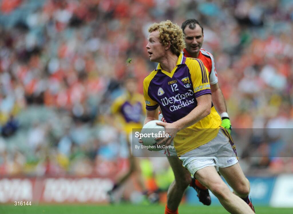 9 August 2008; Collie Byrne, Wexford. GAA Football All-Ireland Senior Championship Quarter-Final, Armagh v Wexford, Croke Park, Dublin. Picture credit: Stephen McCarthy / SPORTSFILE