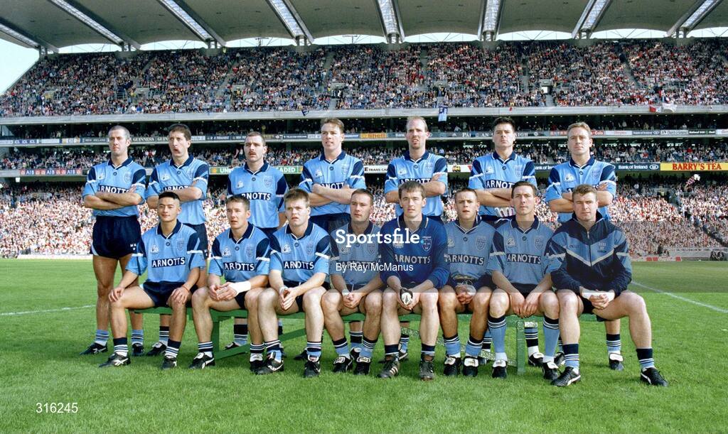 17 September 1995; The Dublin team. Bank of Ireland All-Ireland Senior Football Championship Final, Dublin v Tyrone, Croke Park, Dublin. Picture credit; Ray McManus / SPORTSFILE