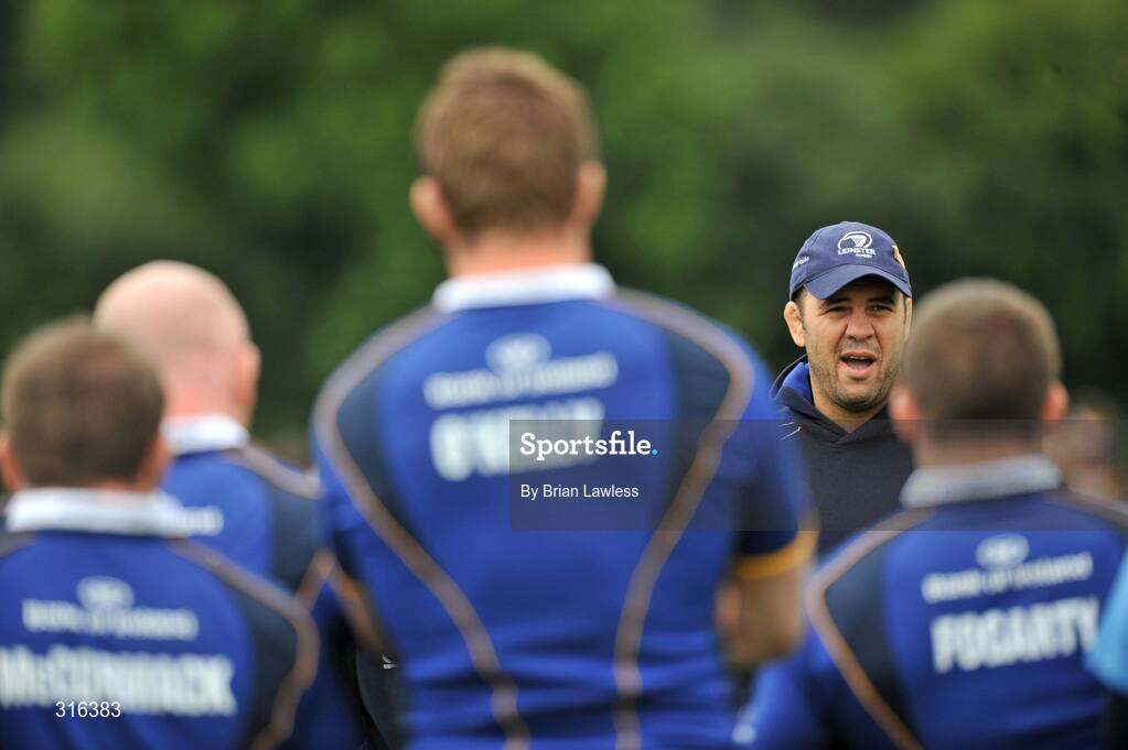 15 August 2008; Head coach Michael Cheika during the Leinster Rugby Squad Open Day. Portlaoise RFC, Co. Laois. Picture credit: Brian Lawless / SPORTSFILE