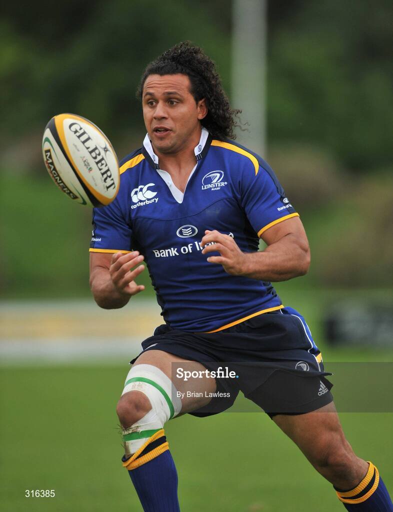 15 August 2008; Isa Nacewa in action during the Leinster Rugby Squad Open Day. Portlaoise RFC, Co. Laois. Picture credit: Brian Lawless / SPORTSFILE