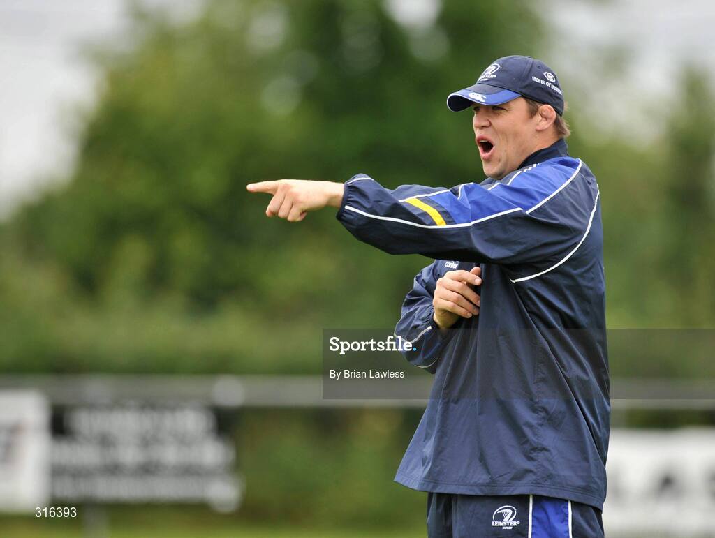 15 August 2008; Forwards coach Jonno Gibbes during the Leinster Rugby Squad Open Day. Portlaoise RFC, Co. Laois. Picture credit: Brian Lawless / SPORTSFILE