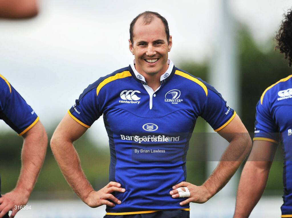 15 August 2008; Girvan Dempsey during the Leinster Rugby Squad Open Day. Portlaoise RFC, Co. Laois. Picture credit: Brian Lawless / SPORTSFILE