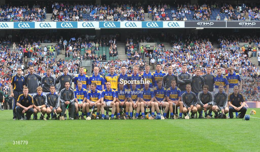 17 August 2008; The Tipperary panel. GAA Hurling All-Ireland Senior Championship Semi-Final, Tipperary v Waterford, Croke Park, Dublin. Picture credit: Pat Murphy / SPORTSFILE
