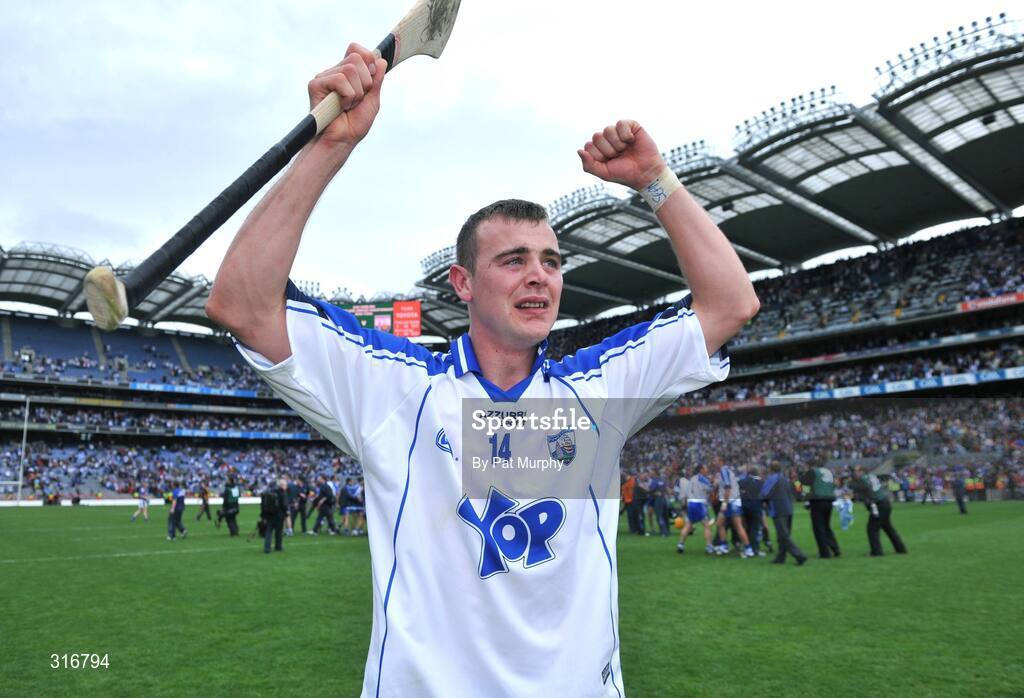 17 August 2008; Waterford's Eoin Kelly celebrates victory. GAA Hurling All-Ireland Senior Championship Semi-Final, Tipperary v Waterford, Croke Park, Dublin. Picture credit: Pat Murphy / SPORTSFILE