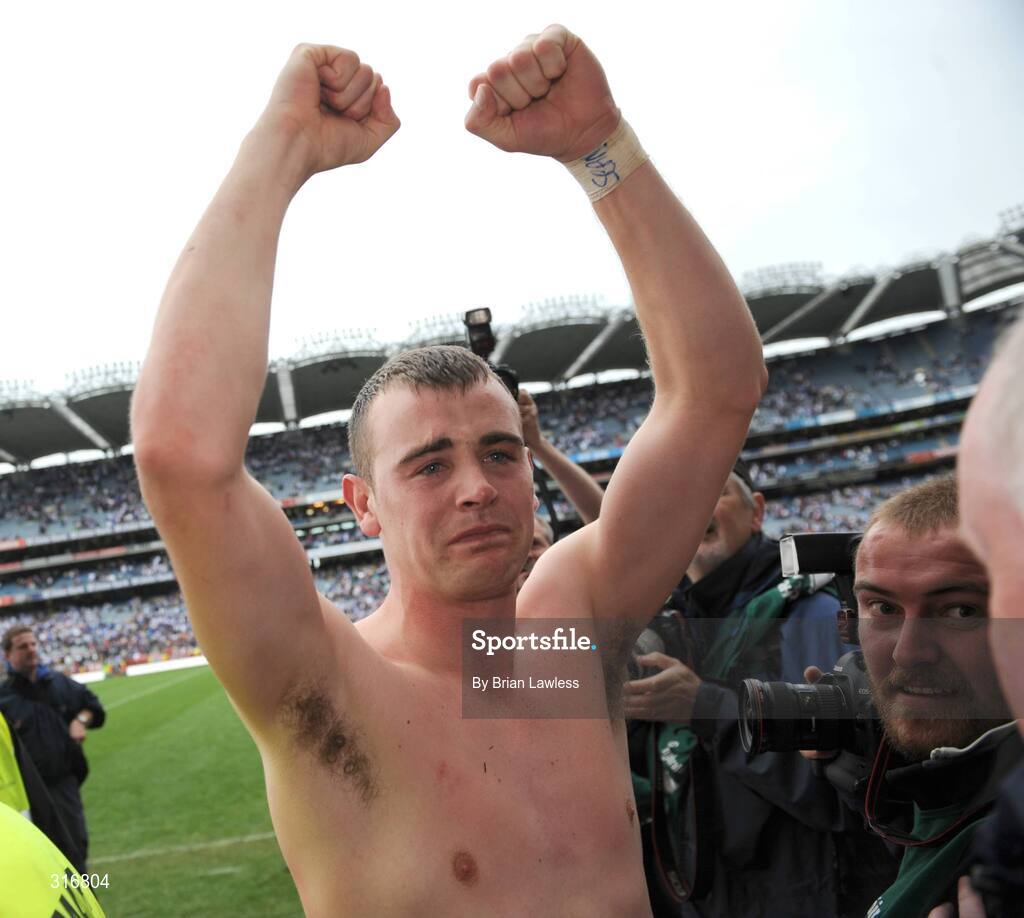 17 August 2008; Waterford's Eoin Kelly celebrates after the match. GAA Hurling All-Ireland Senior Championship Semi-Final, Tipperary v Waterford, Croke Park, Dublin. Picture credit: Brian Lawless / SPORTSFILE