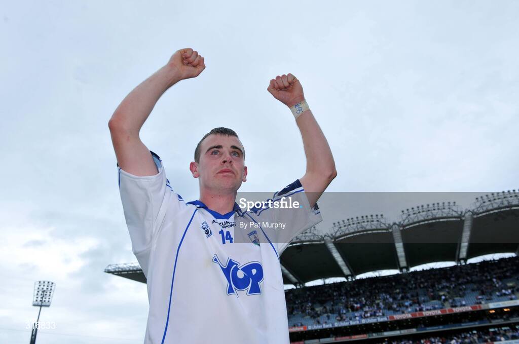 17 August 2008; Waterford's Eoin Kelly celebrates victory. GAA Hurling All-Ireland Senior Championship Semi-Final, Tipperary v Waterford, Croke Park, Dublin. Picture credit: Pat Murphy / SPORTSFILE