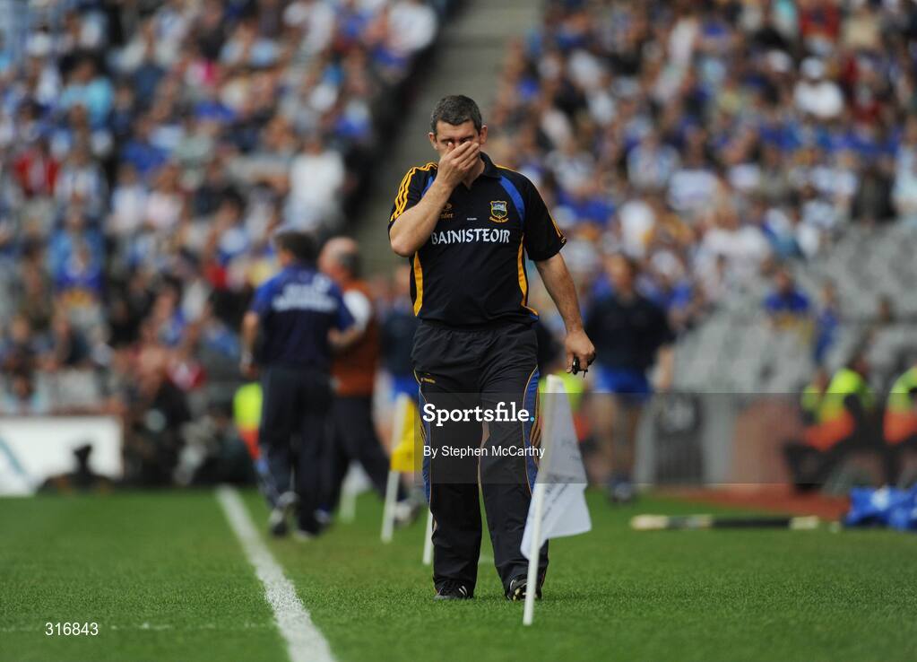 17 August 2008; Tipperary manager Liam Sheedy during the game. GAA Hurling All-Ireland Senior Championship Semi-Final, Tipperary v Waterford, Croke Park, Dublin. Picture credit: Stephen McCarthy / SPORTSFILE