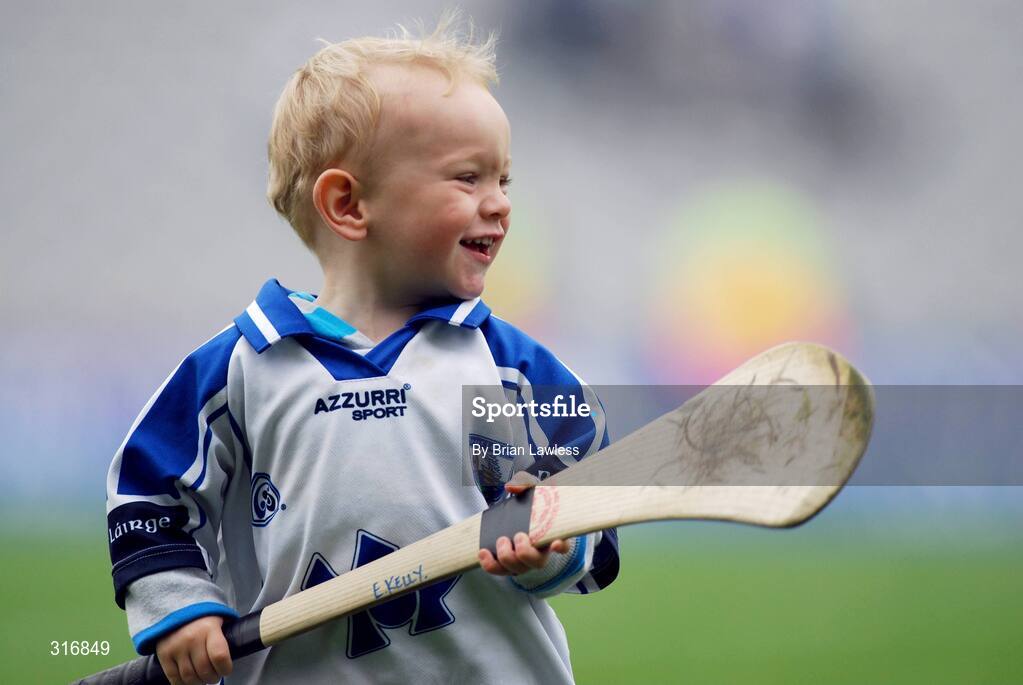 17 August 2008; Sean Kelly, age 2, son of Waterford hurler Eoin, after the match. GAA Hurling All-Ireland Senior Championship Semi-Final, Tipperary v Waterford, Croke Park, Dublin. Picture credit: Daire Brennan / SPORTSFILE