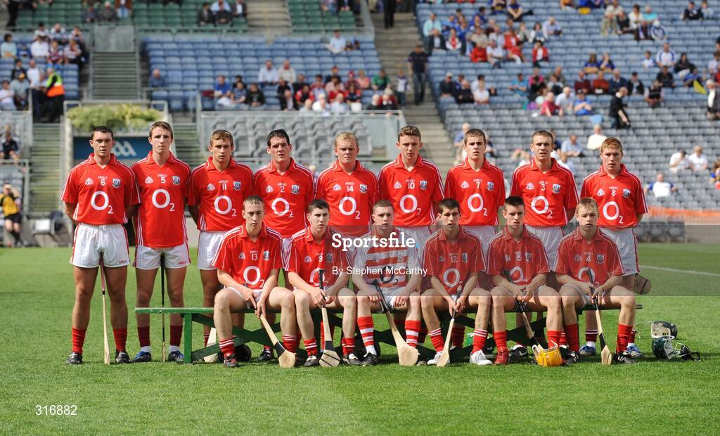 17 August 2008; The Cork team. ESB GAA Hurling All-Ireland Minor Championship Semi-Final, Cork v Galway, Croke Park, Dublin. Picture credit: Stephen McCarthy / SPORTSFILE