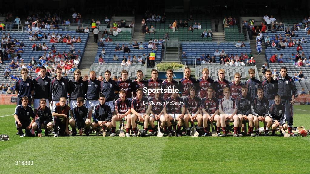 17 August 2008; The Galway squad. ESB GAA Hurling All-Ireland Minor Championship Semi-Final, Cork v Galway, Croke Park, Dublin. Picture credit: Stephen McCarthy / SPORTSFILE