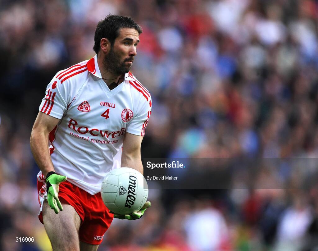16 August 2008; Ciaran Gourley, Tyrone. GAA Football All-Ireland Senior C'ship Quarter-Final, Dublin v Tyrone, Croke Park, Dublin. Picture credit: David Maher / SPORTSFILE