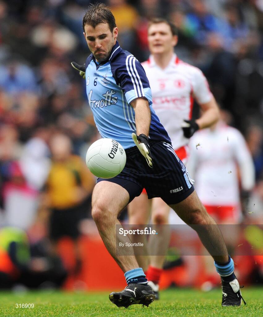 16 August 2008; Bryan Cullen, Dublin. GAA Football All-Ireland Senior C'ship Quarter-Final, Dublin v Tyrone, Croke Park, Dublin. Photo by Sportsfile