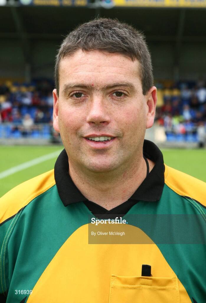 9 August 2008; Referee, Joe Curley, Meath. ESB GAA Football All-Ireland Minor Championship Quarter-Final, Mayo v Monaghan, Pearse Park, Longford. Picture credit: Oliver McVeigh / SPORTSFILE