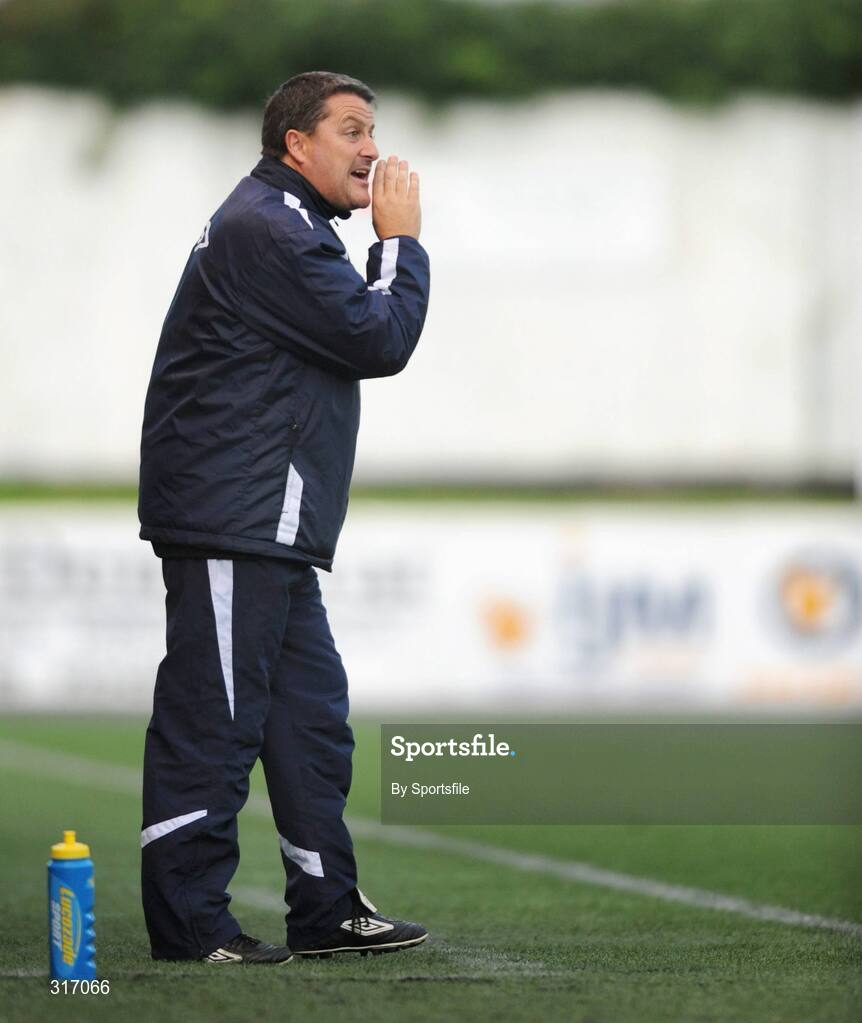 18 August 2008; Dundalk manager John Gill during the game. FAI Ford Cup Fourth Round Replay, Dundalk v Bray Wanderers, Oriel Park, Dundalk, Co. Louth. Photo by Sportsfile
