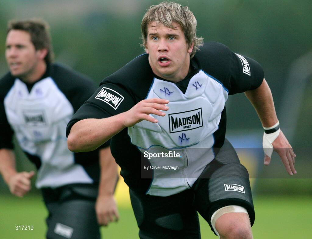 19 August 2008; Ulster's Thomas Anderson, during a squad training session. Ulster Rugby Squad Training Session, Newforge Country Club, Belfast, Co Antrim. Picture credit; Oliver McVeigh / SPORTSFILE
