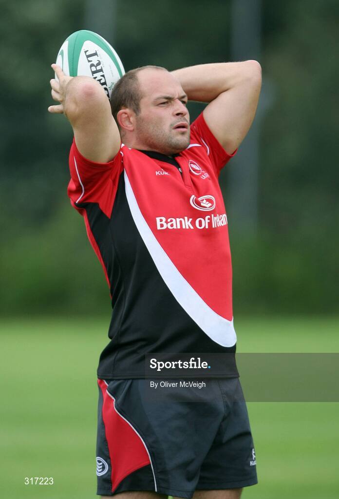 19 August 2008; Ulster's Rory Best in action during a squad training session. Ulster Rugby Squad Training Session, Newforge Country Club, Belfast, Co Antrim. Picture credit; Oliver McVeigh / SPORTSFILE