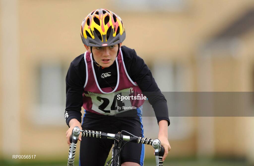 17 August 2008; The HSE Community Games National Finals kicked off in style this weekend as the Games celebrate 40 years of fun and achievement. Pictured at the HSE Community Games National Finals in Mosney is Ciaran Mannion from Ballinasloe, Co. Galway competing in the Boys Under 12 Cycling on Grass. This years finals, which will take place from 16th - 17th August and 23rd - 24th August, will see an estimated 6,500 young people aged between six and 16 years participate in a diverse range of activities such as athletics, football, basketball, art, model making and dancing. Photo by Sportsfile