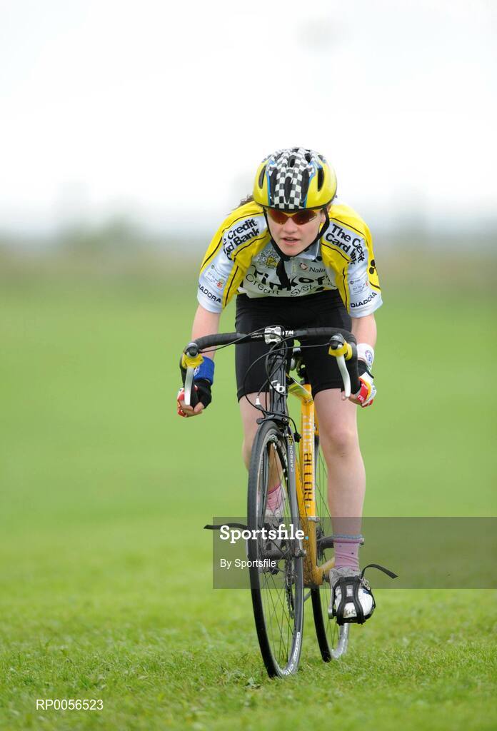17 August 2008; The HSE Community Games National Finals kicked off in style this weekend as the Games celebrate 40 years of fun and achievement. Pictured at the HSE Community Games National Finals in Mosney is Michelle Devenney from Cranford, Co. Donegal who finished 2nd in the Girls Under 14 Cycling on Grass. This years finals, which will take place from 16th - 17th August and 23rd - 24th August, will see an estimated 6,500 young people aged between six and 16 years participate in a diverse range of activities such as athletics, football, basketball, art, model making and dancing. Photo by Sportsfile
