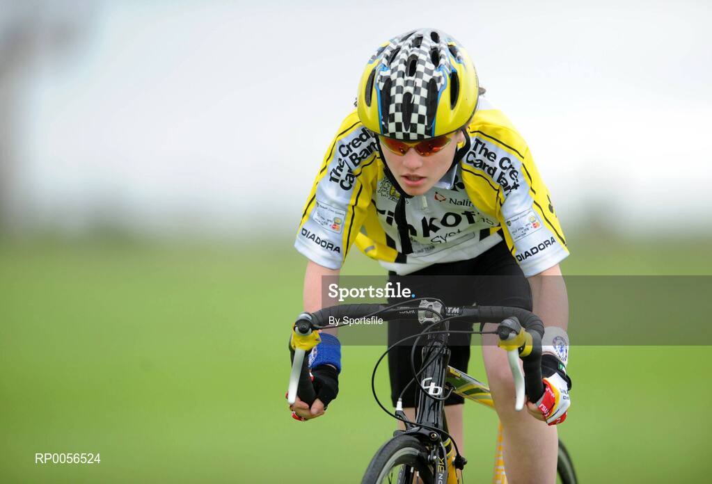 17 August 2008; The HSE Community Games National Finals kicked off in style this weekend as the Games celebrate 40 years of fun and achievement. Pictured at the HSE Community Games National Finals in Mosney is Michelle Devenney from Cranford, Co. Donegal who finished 2nd in the Girls Under 14 Cycling on Grass. This years finals, which will take place from 16th - 17th August and 23rd - 24th August, will see an estimated 6,500 young people aged between six and 16 years participate in a diverse range of activities such as athletics, football, basketball, art, model making and dancing. Photo by Sportsfile