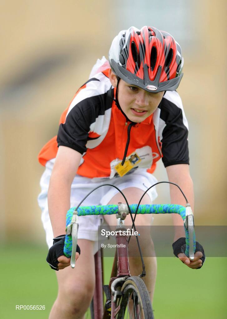 17 August 2008; The HSE Community Games National Finals kicked off in style this weekend as the Games celebrate 40 years of fun and achievement. Pictured at the HSE Community Games National Finals in Mosney is Darren Campbell from F.B.D. Roads, Co. Roscommon competing in the Boys Under 12 Cycling on Grass. This years finals, which will take place from 16th - 17th August and 23rd - 24th August, will see an estimated 6,500 young people aged between six and 16 years participate in a diverse range of activities such as athletics, football, basketball, art, model making and dancing. Photo by Sportsfile