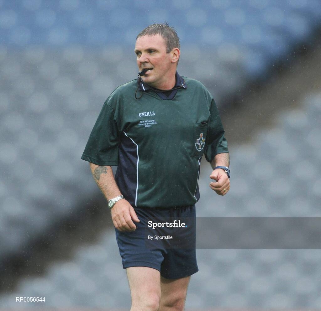 16 August 2008; Referee Brendan Gallagher. TG4 All-Ireland Ladies Senior Football Championship Quarter-Final, Mayo v Kerry, Croke Park, Dublin. Photo by Sportsfile