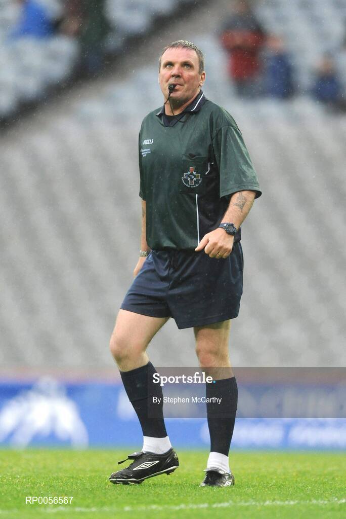 16 August 2008; Referee Brendan Gallagher, Tyrone. TG4 All-Ireland Ladies Senior Football Championship Quarter-Final, Mayo v Kerry, Croke Park, Dublin. Picture credit: Stephen McCarthy / SPORTSFILE