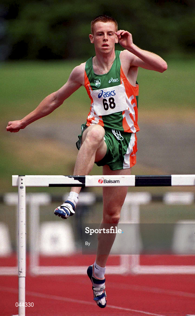 29 July 2000; Stephen McDonnell, Ireland. Men's 400m Hurdles. Athletics. Picture credit; Brendan Moran/SPORTSFILE