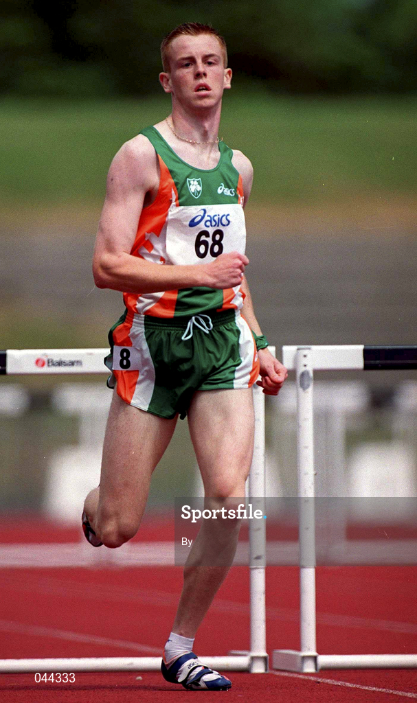 29 July 2000; Stephen McDonnell, Ireland. Men's 400m Hurdles. Athletics. Picture credit; Brendan Moran/SPORTSFILE