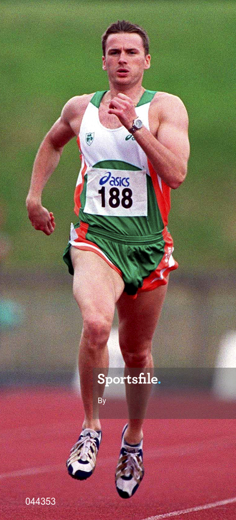 29 July 2000; Brian Forbes, Ireland. Men's 400m, Athletics. Picture credit; Brendan Moran / SPORTSFILE