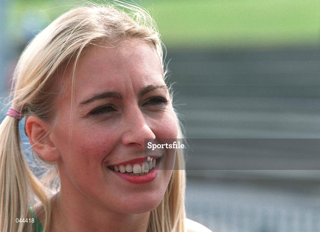 29 July 2000; Sarah Reilly, Ireland. women's 100m, Athletics. Picture credit; Brendan Moran/SPORTSFILE