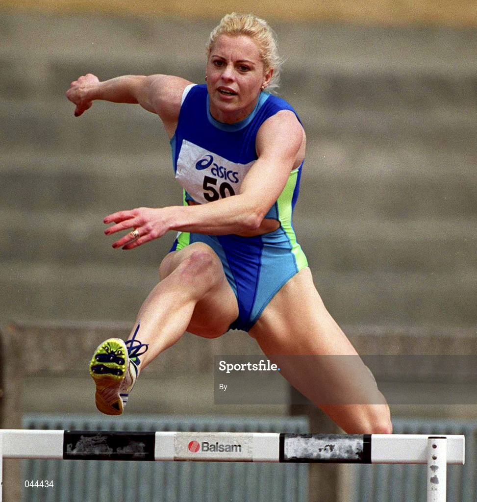29 July 2000; Surita Febbraio, South Africa. Women's 400m Hurdles, Athletics. Picture credit; Brendan Moran/SPORTSFILE