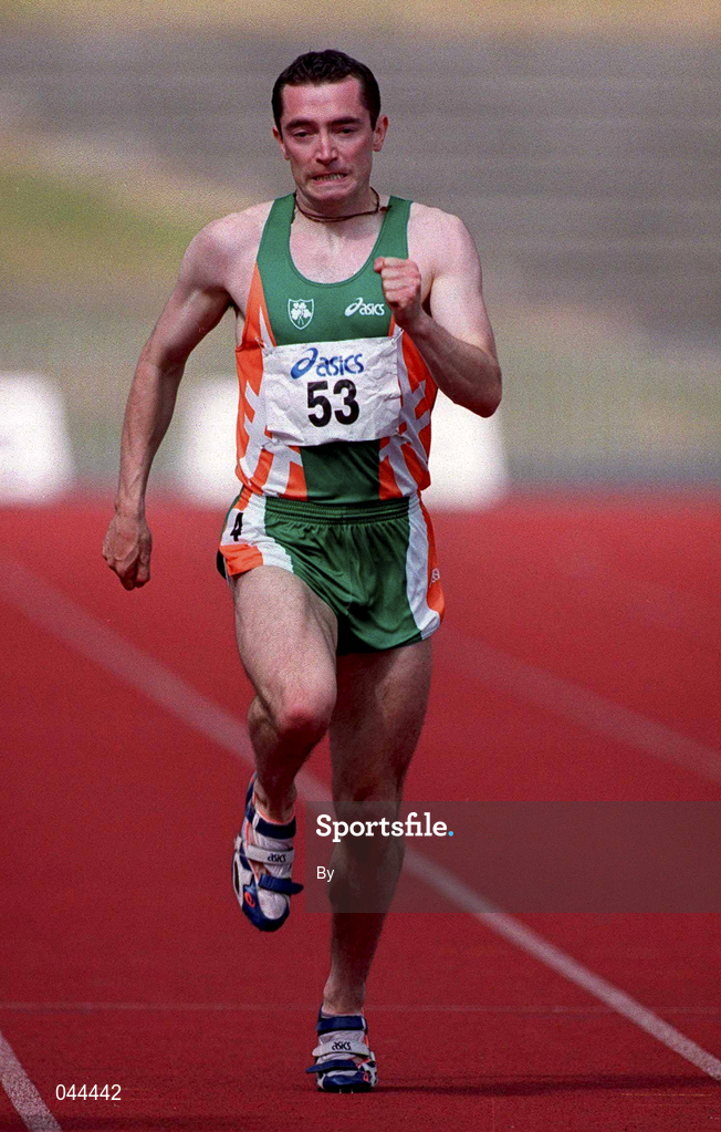 29 July 2000; Gary Ryan, Ireland, Men's 100m. Athletics. Picture credit; Brendan Moran/SPORTSFILE
